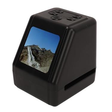 Imagem de Scanner de filme e slides, scanner de negativos digitais de tela de 2 polegadas, suporta até 128 GB, converte 135, 126, 110, slides de 8 mm para fotos JPG de 12 MP