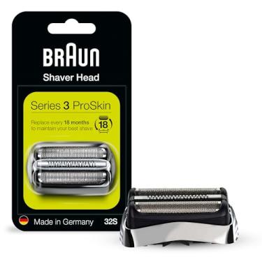 Imagem de Braun Cabeça de substituição para barbeador elétrico Series 3 Pro Skin 32S - Compatível com barbeadores elétricos 3000s, 3010s, 3040s, 3050cc, 3070cc, 3080s, 3090cc