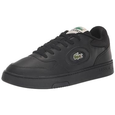 Imagem de Lacoste Tênis masculino 46sma0045, Preto/preto, 10