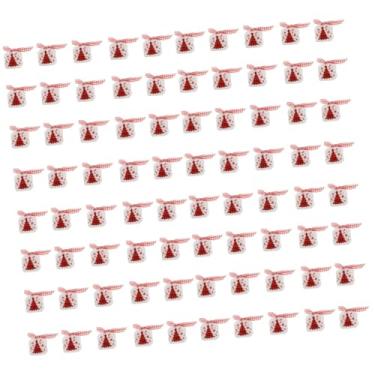 Imagem de NOLITOY 200 Unidades Saco de embalagem de orelha de coelho sacolas de lembrancinhas sacos de presente decoração saquinhos de presente de natal saquinho de biscoito natal orelhas de coelho