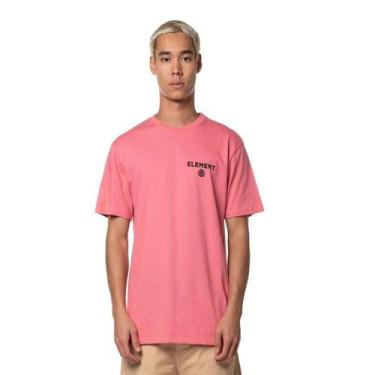 Imagem de Camiseta Element Disco Masculino - Rosa