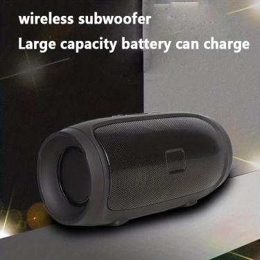 Imagem de Alto-falante portátil Bluetooth duplo com porta USB  Caixa de som de alto volume  Alto-falante ao ar