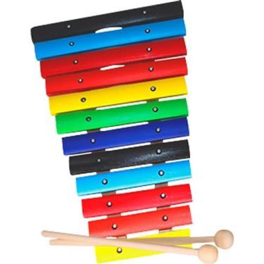 Imagem de Xilofone Infantil De Madeira 12 Notas Phx
