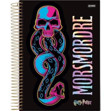 Imagem de Caderno Espiral Univ CD 1 Matéria 96 Fls Harry Potter Morsmordre FSC - Jandaia