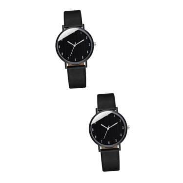 Imagem de VALICLUD 2 Unidades relógio de quartzo feminino relógio masculino pulseiras de meninos relógios para crianças relogio digital relógio de pulso de fácil leitura decoração de relógio de pulso