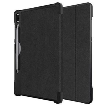 Imagem de Verizon Capa para Samsung Galaxy Tab S6 10.5 | Protetor de tela | Suporte à prova de choque | Suporte para caneta S | Parte traseira rígida de TPU | Capa para tablet [SM-T860, SM-T865] Capa