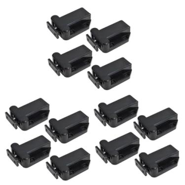 Imagem de DOITOOL Gabinete 12 Peças trava superior da porta trava mais próxima do armário gabinetes fechadura porta rolha de guarda-roupa pressione a trava abrir fechadura da porta hardware