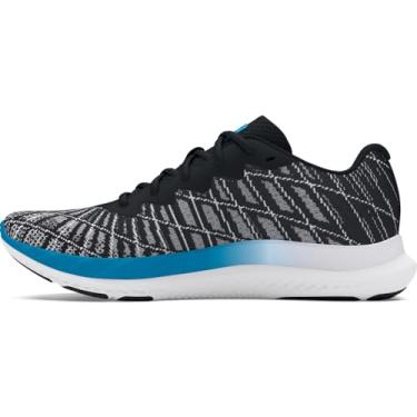 Imagem de Under Armour Tênis de corrida masculino Charged Breeze 2, (004) Preto/Branco/Capri, 8.5