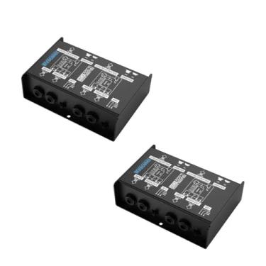 Imagem de Kit 2 Direct Box Passivo Duplo Wireconex WDI 500.2 Casador de impedância