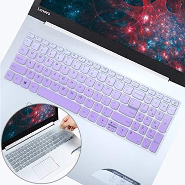 Imagem de Pacote com 2 capas de teclado para Lenovo IdeaPad 3 3i 15,6'' 17,3'' /Lenovo Yoga C740 C940 15,6/Lenovo Ideapad 320 330 330s 340s 520 S540 720s 130 S145 L340 S340 V330 Capa de teclado V130 /ThinkBook