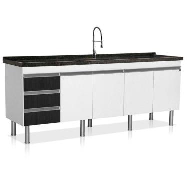 Imagem de Gabinete de Cozinha Salvador para Pia de 1,94 m