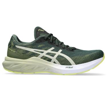 Imagem de Tênis ASICS Dynablast 3 - Masculino - Verde, Preto e Branco-Masculino