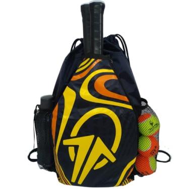 Imagem de Mochila Bolsa Sacochila Raquete Beach Tennis - Cor Azul Escuro