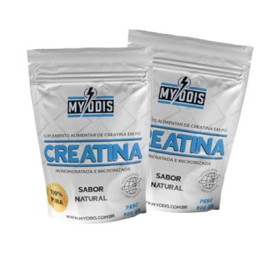 Imagem de Kit 2 Creatina 100% Pura Importada 500g - Monohidratada e Micronizada - Myódis