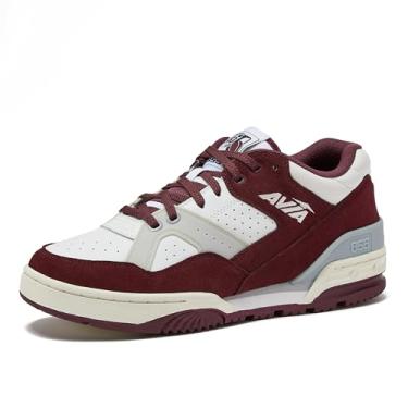 Imagem de Avia 855 Basketball Shoes for Men and Women, Low Top Retro Sneakers for Indoor or Outdoor, Street or Court - Red, 5.5 Medium