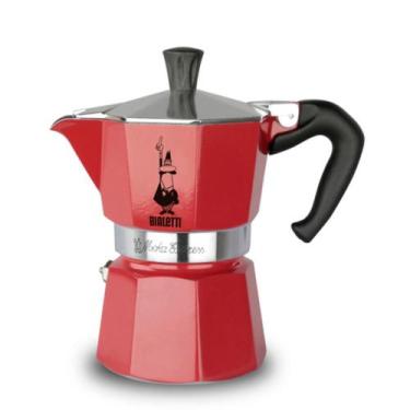 Imagem de Cafeteira Italiana Moka Express Vermelha 6 Xícaras  Bialetti