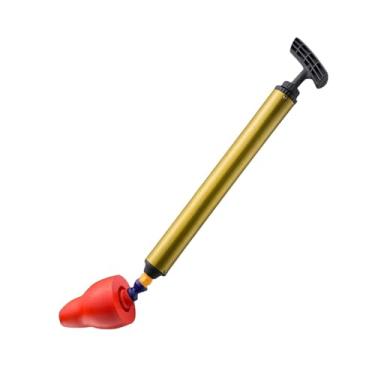 Imagem de IEUDNS Ferramenta de encanamento toalete desentupimento ferramenta resistente toalete unclogger ar êmbolo para pia da cozinha banheiro chuveiro esgoto, Vermelho