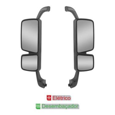 Imagem de Par Espelho Retrovisor p Actros 2019 Desembaçador Elétrico - Fabbof