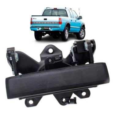 Imagem de Maçaneta da porta gm s10 1996 á 2011 traseira externa tampa da caçamba