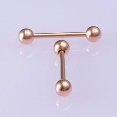 Imagem de Piercing De Língua Barbell Aço Cirúrgico 316l - 1 Pç - De Castro joias
