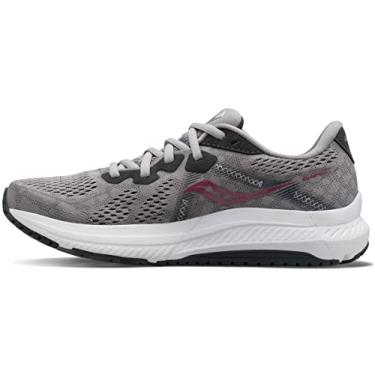 Imagem de Saucony Tênis de corrida feminino Omni 20, Liga/quartzo, 35