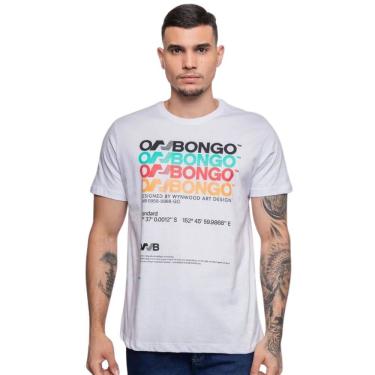 Imagem de Camiseta Masculina Onbongo Branca ON198