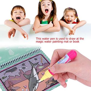Imagem de Conjunto de Canetas para Colorir água para Bebês, Caneta Mágica para Desenho, Presente de Brinquedo para Crianças (giz de caneta pequena)