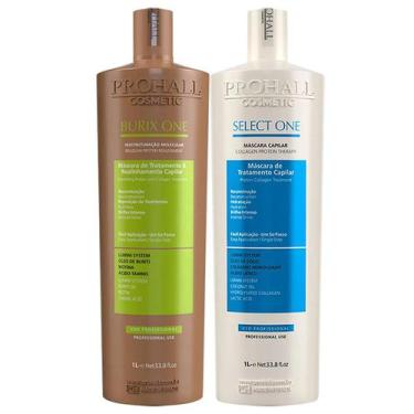 Imagem de Progressiva Select One 1l + Escova Vegana Burix One 1l - Prohall