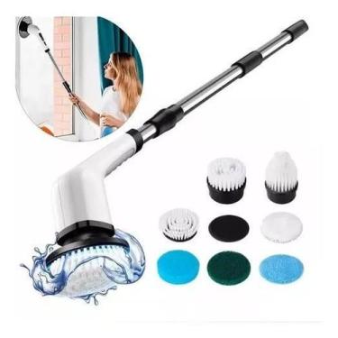 Imagem de Esfregão Elétrico 9 Em 1 Mop Escova De Limpeza 360 Giratória - Shopbr