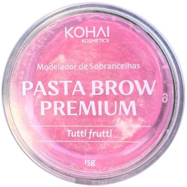 Imagem de Pasta Brow Modeladora Sobrancelhas Kohai 15g Profissional Tutti Frutti