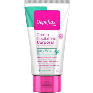 Imagem de Creme Depilatório Corporal 100G Com  Aloe Vera Depilflax