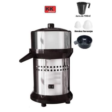 Imagem de Espremedor Extrator Inox Suco Frutas Laranja Industrial Grande Bivolt 