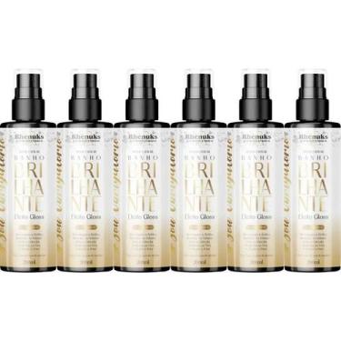 Imagem de Atacado 6 Spray Capilar Banho Brilhante Efeito Gloss Hidratação e Bril