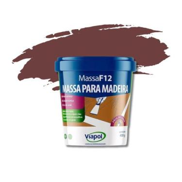 Imagem de Massa Calafetar F12 Reparar Correção Madeira Viapol 400g, Ipe