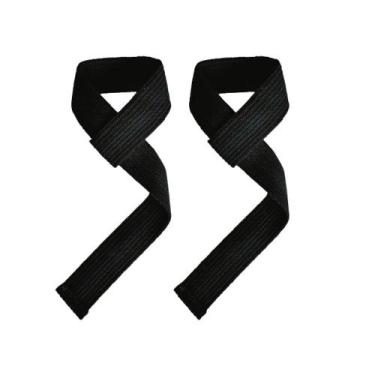 Imagem de Kit 2 Talas Straps 100% Algodão  Musculação Academia Premium - FADA DO