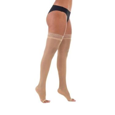 Imagem de Meia Coxa LegLine 20-30 mmHg Ponteira Aberta Olinda - Venosan, M