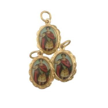 Imagem de 50 Medalha Santo Expedito - 1x2 cm - Santinhos do Brasil