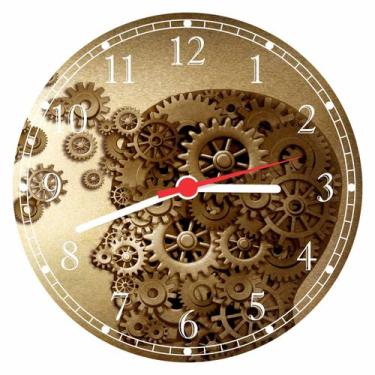 Imagem de Relógio De Parede Psicologia Consultórios Psicólogos Salas Cérebro - V
