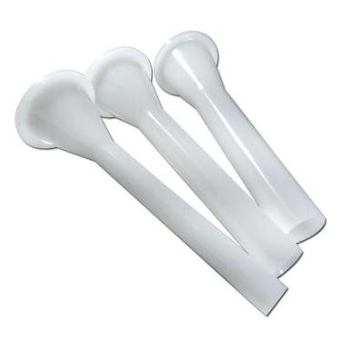 Imagem de Jogo de Funis de Plástico p/ Linguiça para Moedor de Carne Nº8 - Mimos