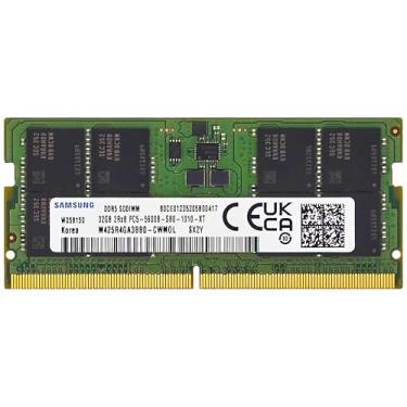Imagem de Samsung 32GB DDR5 5600MHz PC5-44800 CL46 SODIMM 2Rx8 Dual Rank 1.1V 262-Pin Laptop RAM Memory M425R4GA3BB0-CWM