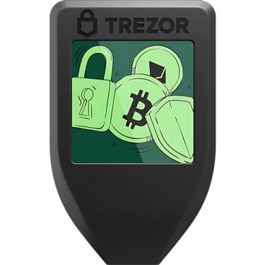 Imagem de Trezor Model T - Carteira de Hardware de Criptomoeda, tela sensível ao toque USB-C