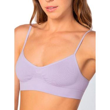 Imagem de Sutiã top Lupo Loba 41100-001 Básico Sem Costura Poliamida T. PP/GG, M