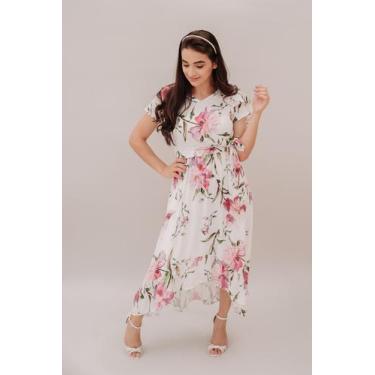 Imagem de Vestido mullet floral rosa - Nysyane, P