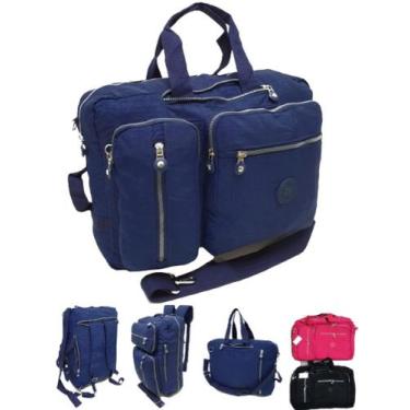 Imagem de Bolsa Feminina 3em1 Bolsa Pasta E Mochila Grande Espaçosa - Yida, Rosa