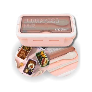 Imagem de Pote Marmita 1100ML Ecologica Fitness Lunch Box 1100Ml  - INOVA FERRAG