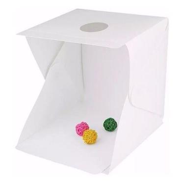 Imagem de Photo Box Estúdio Com Luz Led Mini Studio Fotografico  Port - Mrvendas