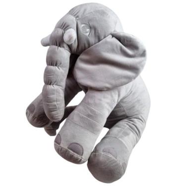 Imagem de Elefante 60cm Almofada Pelúcia - Lê Pelúcias E Decorações