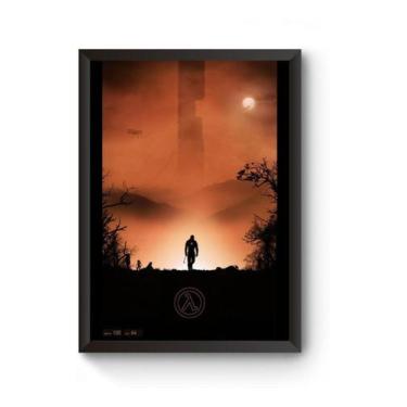 Imagem de Poster Moldurado Arte Minimalista Half Life 2 Quadro - Fanarte