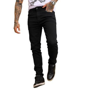 Imagem de Calça Masculina Sarja Slim Fit Elastano Confortável - Koenig Jeans, 48