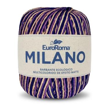 Imagem de Barbante Milano 200g N6 4/6 Fios 226m Euroroma, ROXO